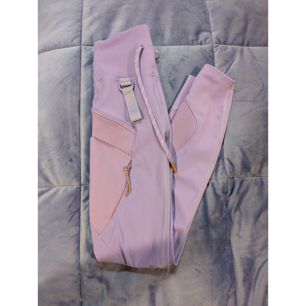Lululemon Detours Welcome Cargo Hiking‎ Leggings Women Purple Utility - Size 0